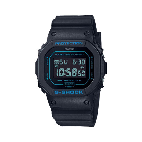 Casio Small Square Men's Watch G-SHOCK Series DW-5600BBM-1PR